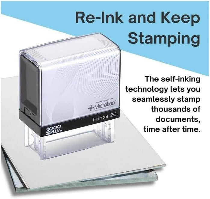 Custom Self-Inking Stamp (Various Sizes)